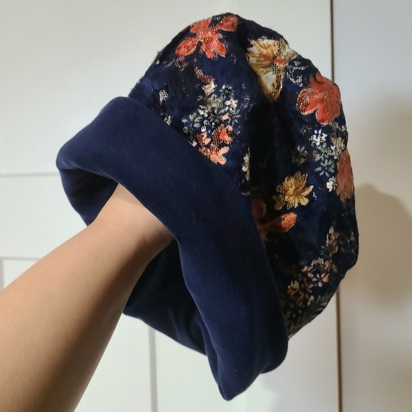 Accessories - Blue Velvet & Lace Hat